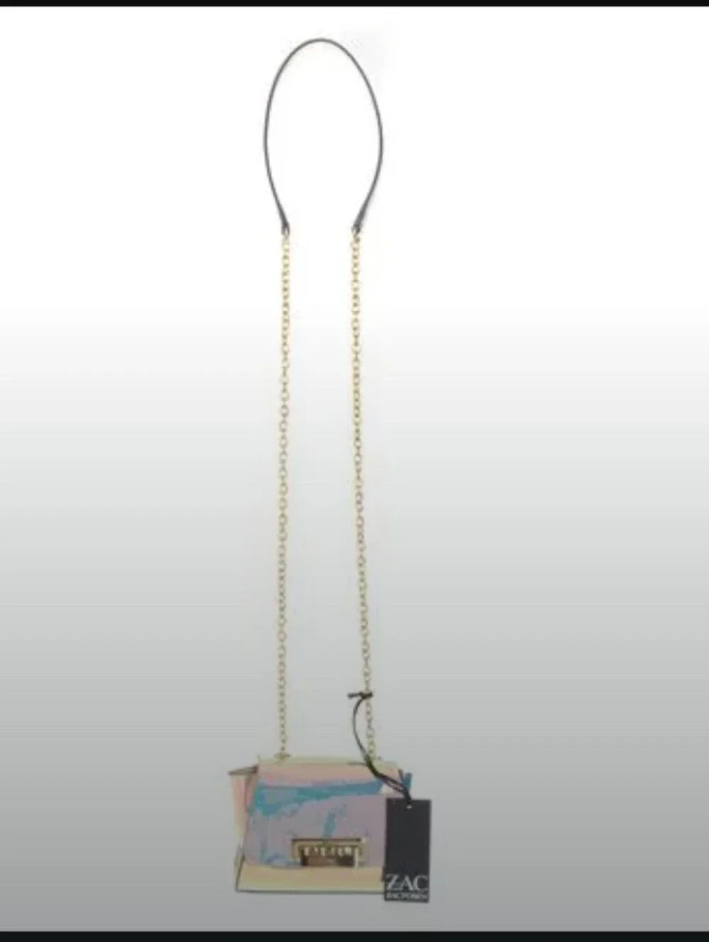 Zac Posen- Eartha Mini Chain Crossbody Bag (Iridescent π€) - Picture 2 of 7